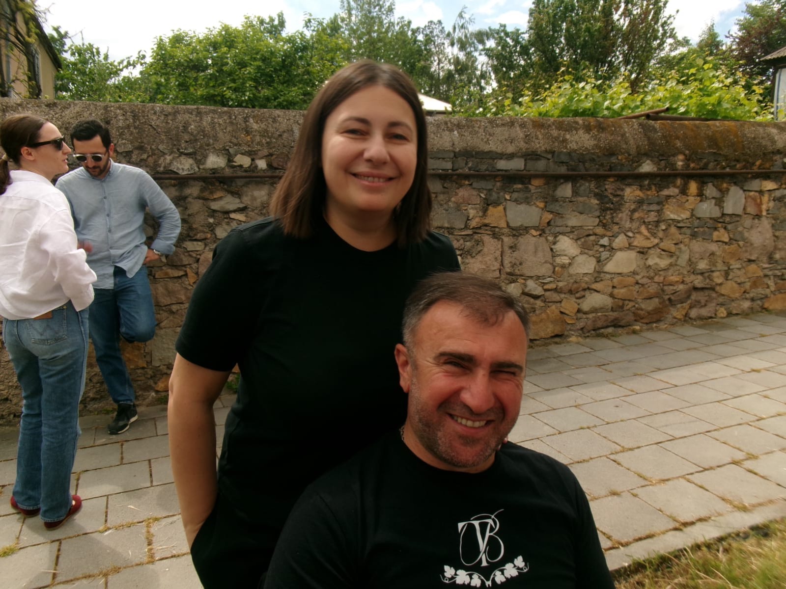 The Burdiladze family at Burdilas Marani